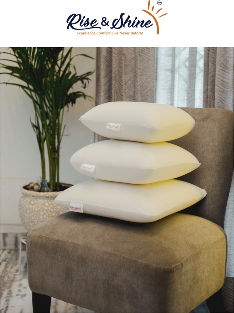 Rise Shine Square Cushion Filler with Inner Cover 18x18 Memory Foam Solid Cushion Pack of 1 Buy Rise Shine Square Cushion Filler with Inner Cover 18x18 Memory