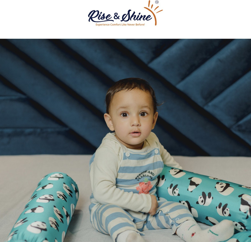 Rise Shine Bolster Pillow for Side support Memory Foam Solid Baby Pillow Pack of 1 Buy Rise Shine Bolster Pillow for Side support Memory Foam Solid Baby Pillow Pack