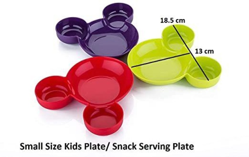 jigpa MICKY PLATE Sectioned Plate Price in India - Buy jigpa MICKY