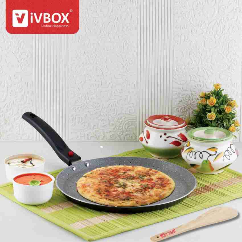 iVBOX Magic-28cm induction 3mm Thick Non Stick Tawa For Dosa and