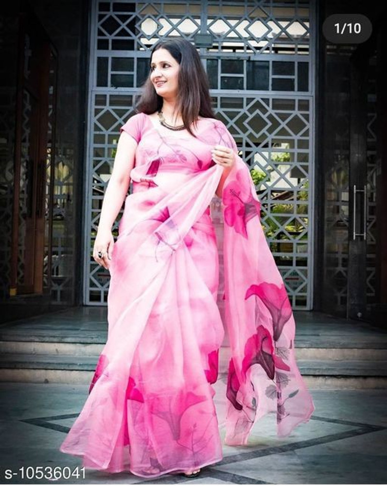 Ruffle saree online flipkart deals