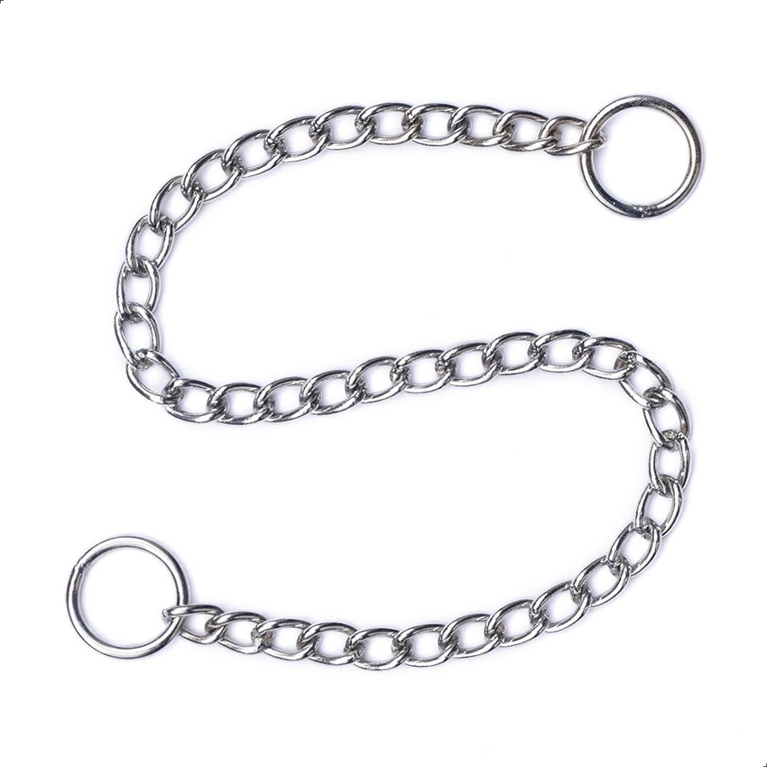 Hanu Chrome Plated Stainless Steel Choke Chain Dog Training Collar