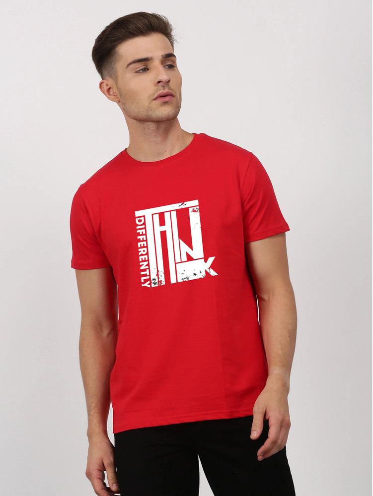 Bright crimson cheap color shirt