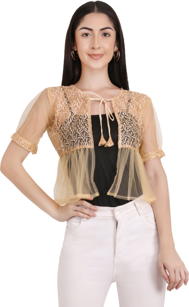 Golden shrug 2025 for girl