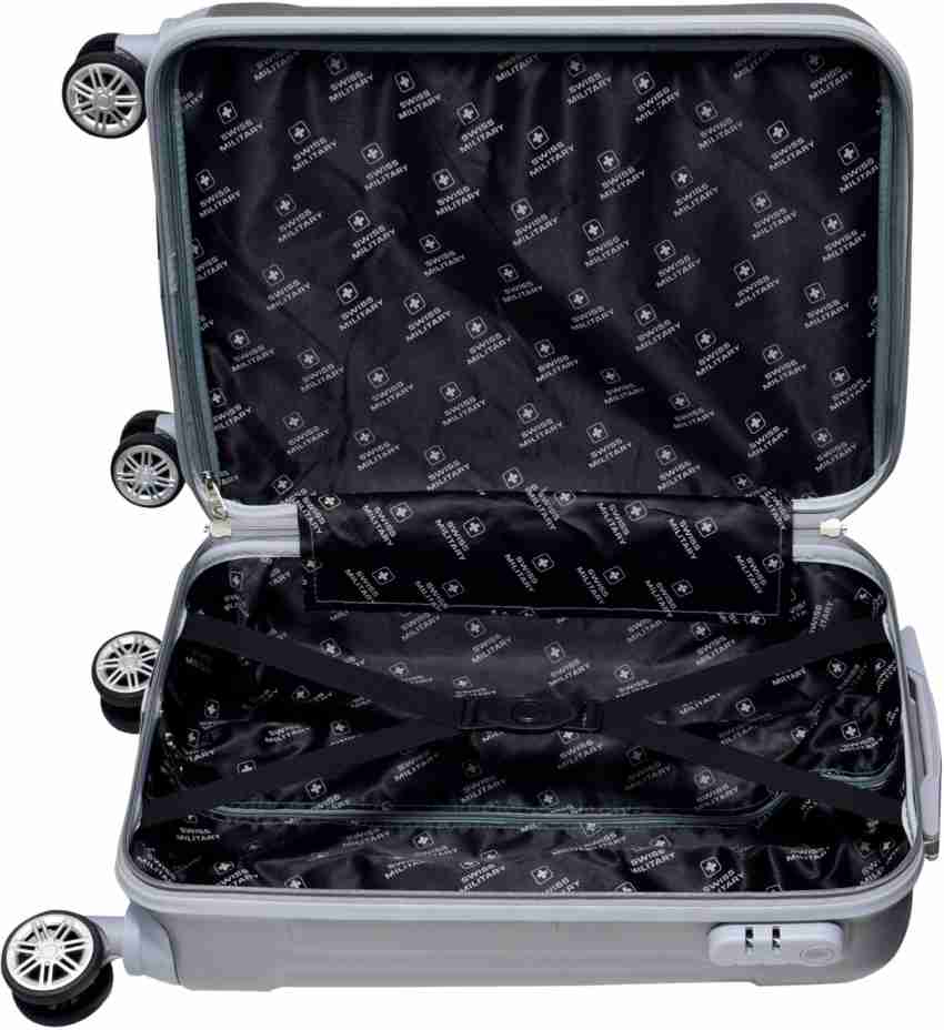 SWISS MILITARY Travel Toiletry Bag Combo Pack of 20 Inch Trolley