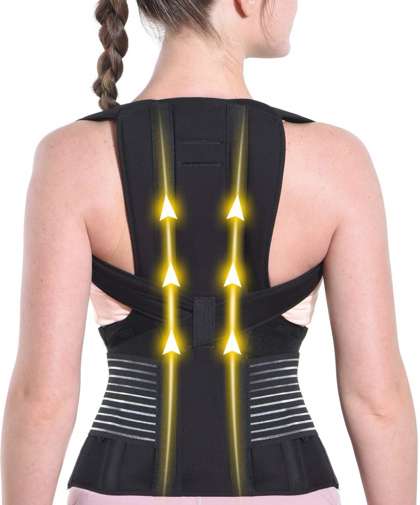 Z-REHAB Posture Corrector Back Support Brace Metallic Therapy Back