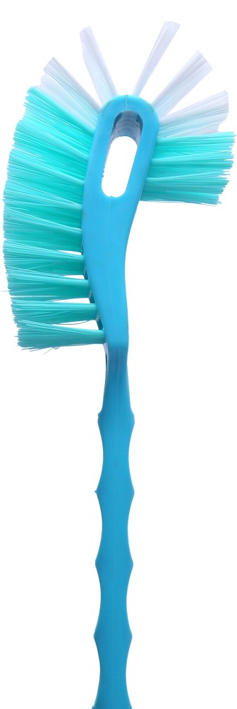 worldvery Double Sided Plastic Toilet Cleaning Bathroom Brush