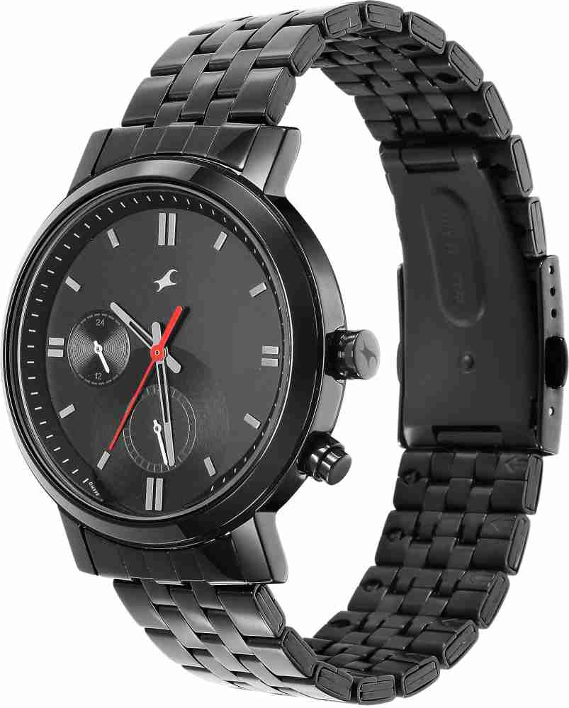 Fastrack watch in black chain hotsell