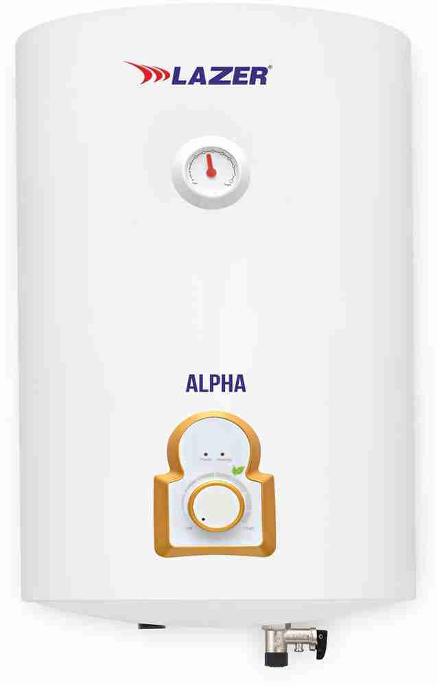 Lazer 15 L Storage Water Geyser (ALPHA Vertical Glassline 5 Star, White)  Price in India - Buy Lazer 15 L Storage Water Geyser (ALPHA Vertical  Glassline 5 Star, White) online at Flipkart.com