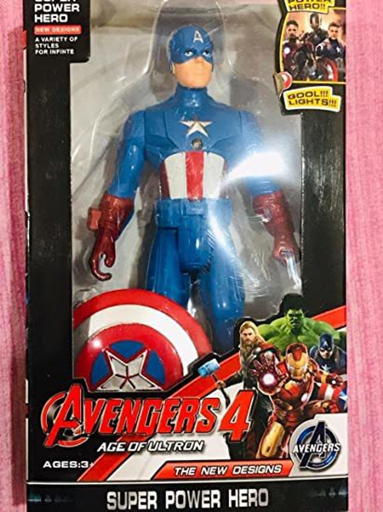 TGNSTORE Captain America Mark 50 Avengers Action Figure Toy for
