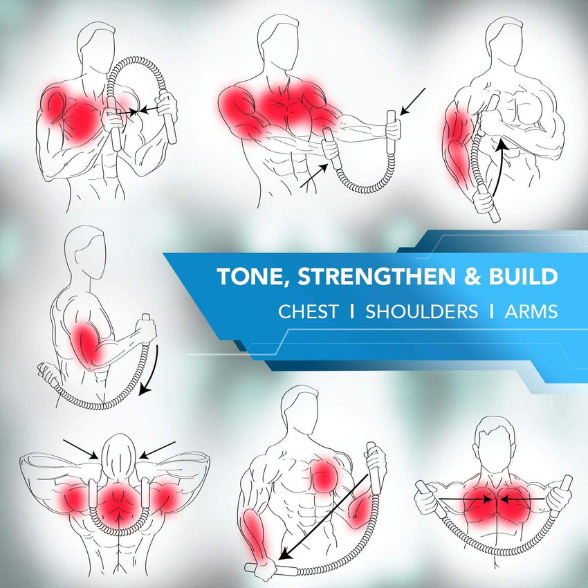 Chest shoulder and deals bicep workout