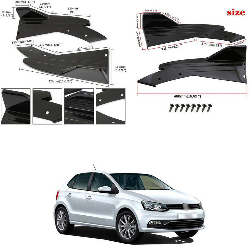 Vw polo 8 on sale mud flaps