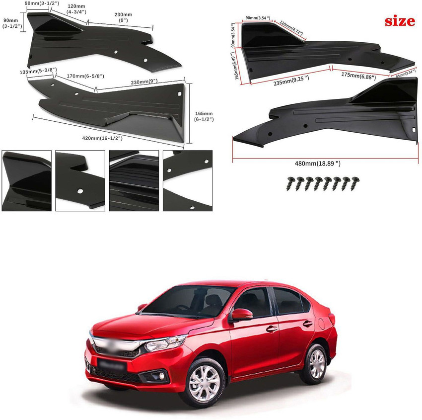PRTEK Rear Mud Guard For Honda Amaze 2018 Price in India Buy