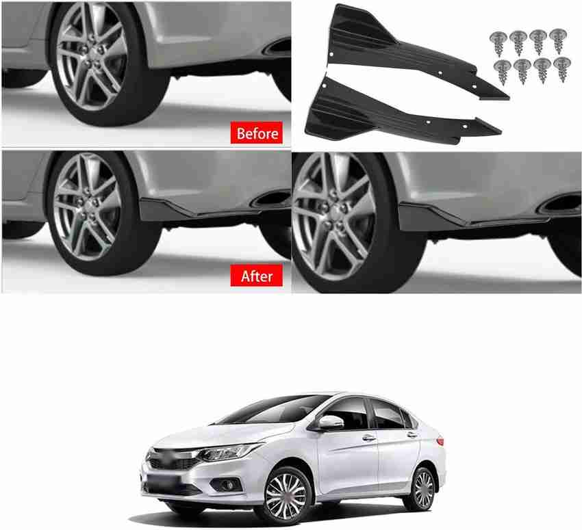 Honda city outlet rear bumper diffuser