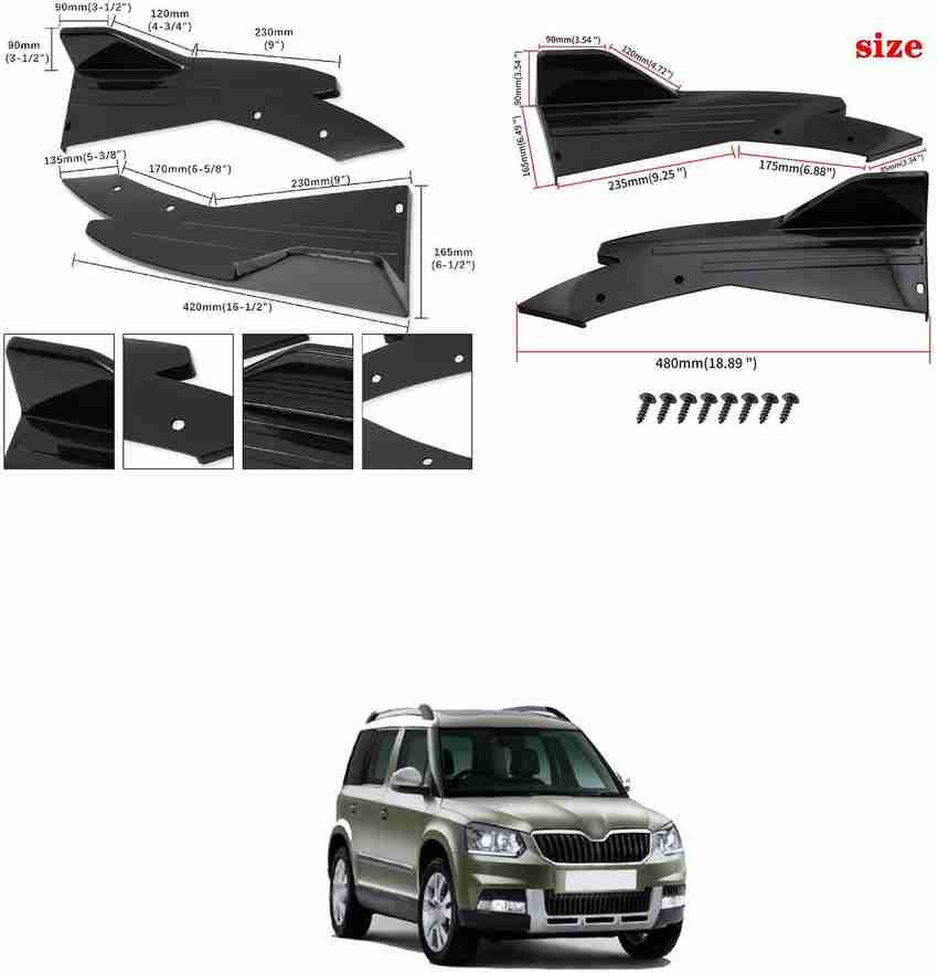 Skoda yeti store rear bumper