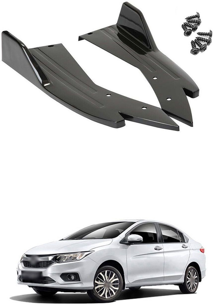 XZRTZ Rear Bumper Splitter Lip Diffuser Wrap Angle Anti Scratch Protection D10 Matte Glossy Chrome Honda City Rear Garnish Price in India Buy XZRTZ Rear Bumper Splitter Lip Diffuser Wrap Angle Anti Sc...