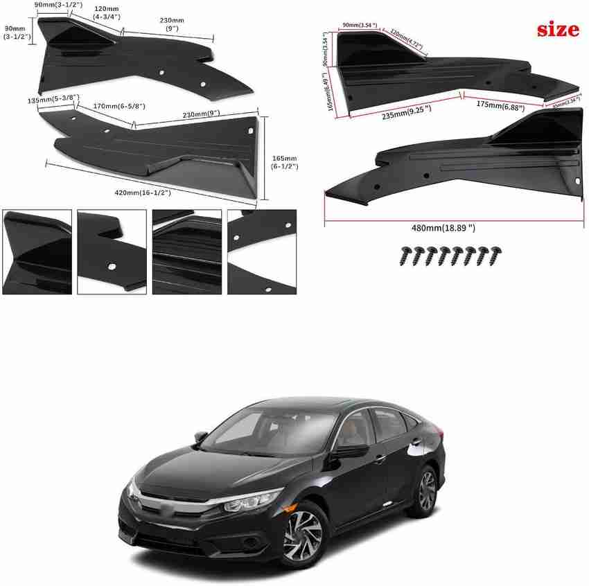 Honda civic rear bumper cheap guard
