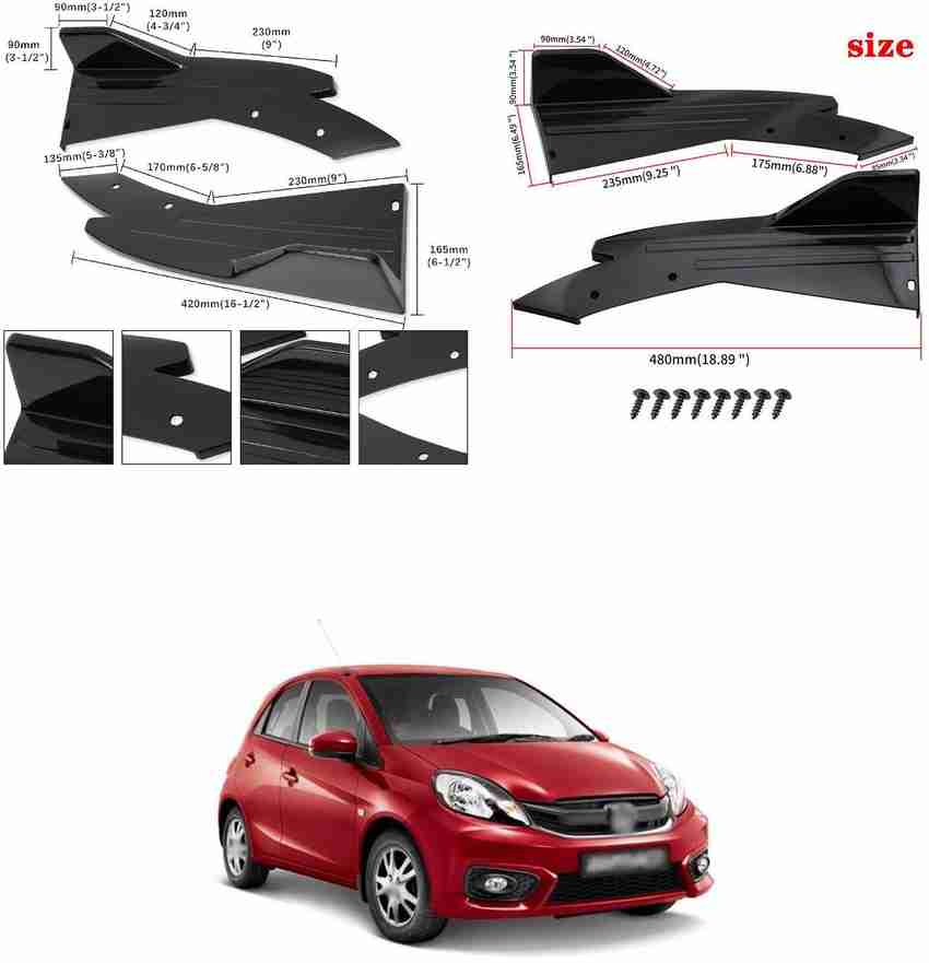 Honda brio shop rear bumper price