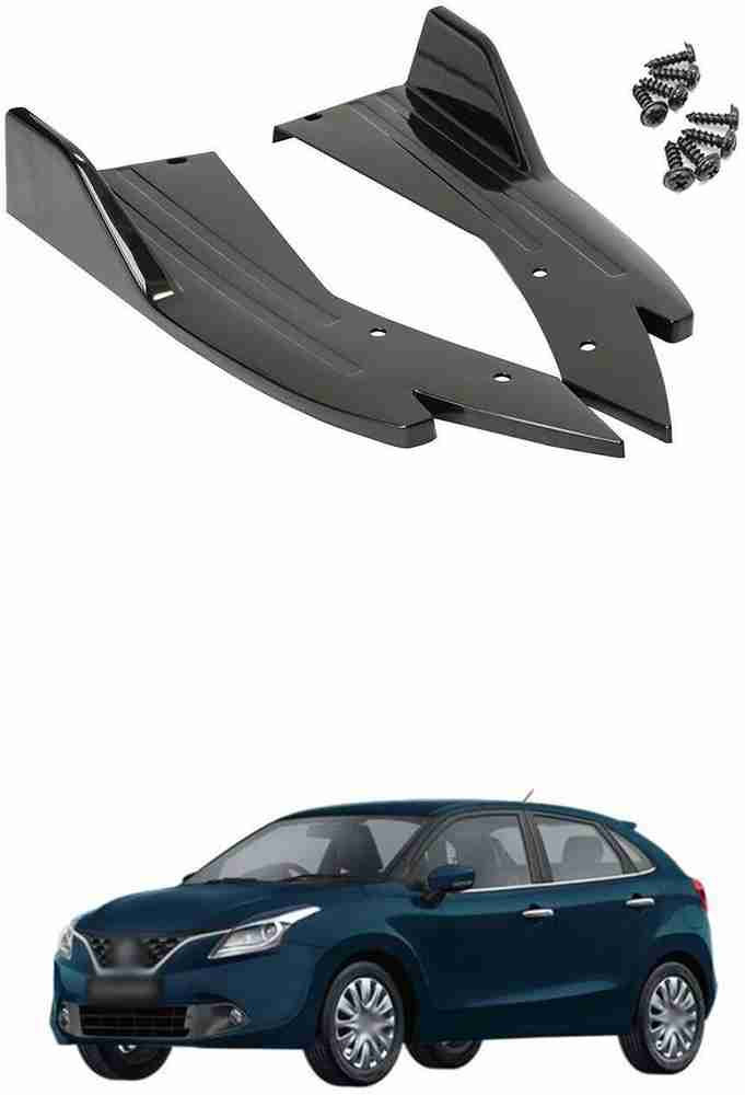 XZRTZ Rear Bumper Splitter Lip Diffuser Wrap Angle Anti Scratch Protection D162 Matte Glossy Chrome Maruti Baleno Rear Garnish Price in India Buy XZRTZ Rear Bumper Splitter Lip Diffuser Wrap Angle Ant...