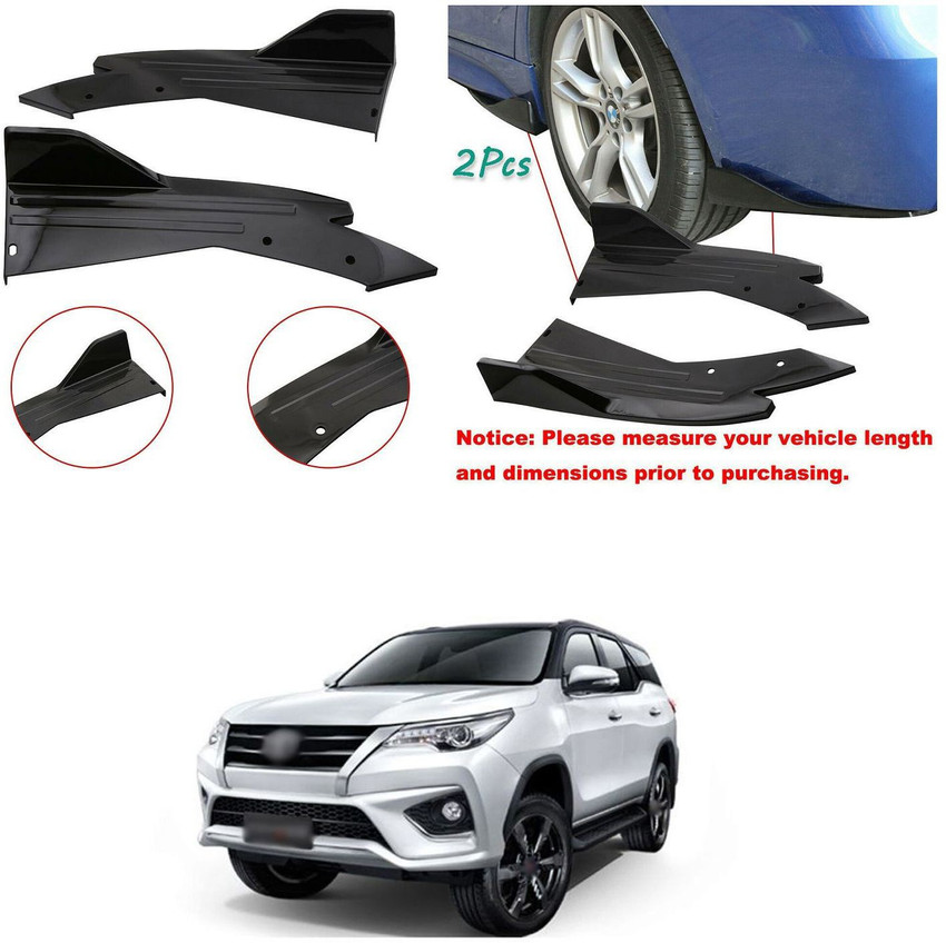 Toyota fortuner shop rear bumper