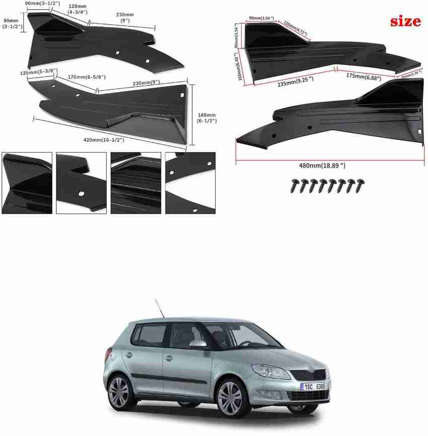 Skoda fabia rear bumper best sale replacement
