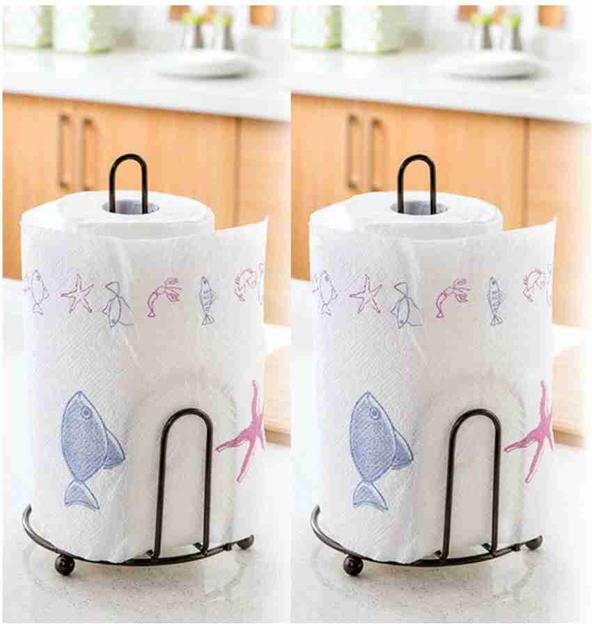 Flipkart Happie Shopping 1 Compartments Wrought Iron Kitchen Tissue Paper Roll Holder U Shape Kitchen Storage Paper Towel Holder Set Of 2 Tissue Paper Roll Holder U Shape Kitchen Storage