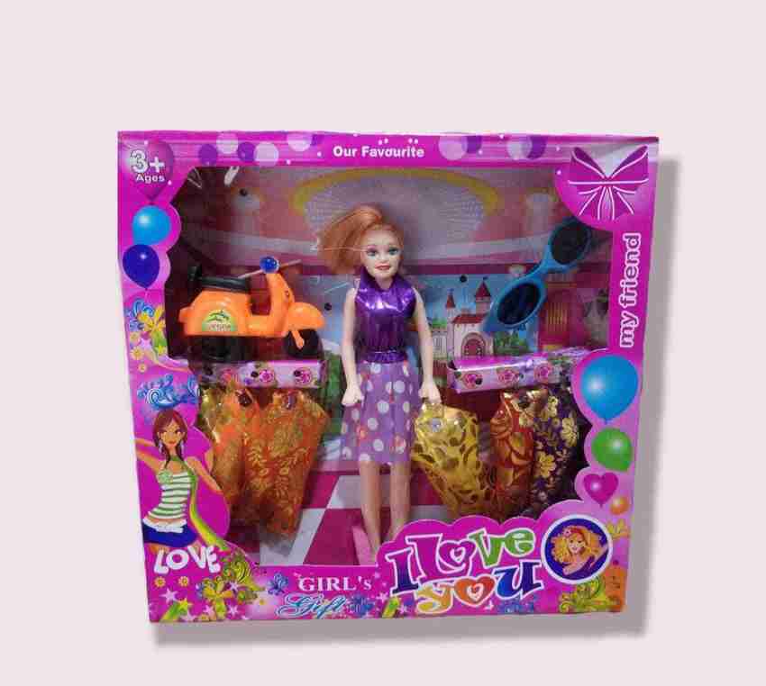 RD Zoom Enterprises Beautiful Doll Toy with Mini Scooter And