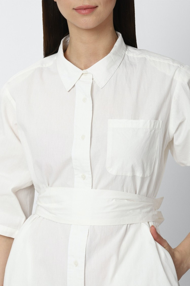 FOREVER 21 Women Shirt White Dress Buy FOREVER 21 Women Shirt