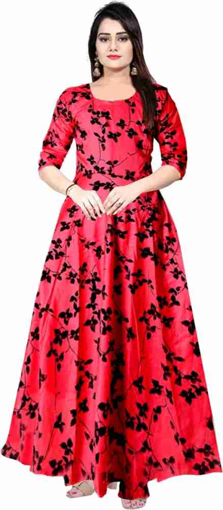 Flipkart long frock best sale