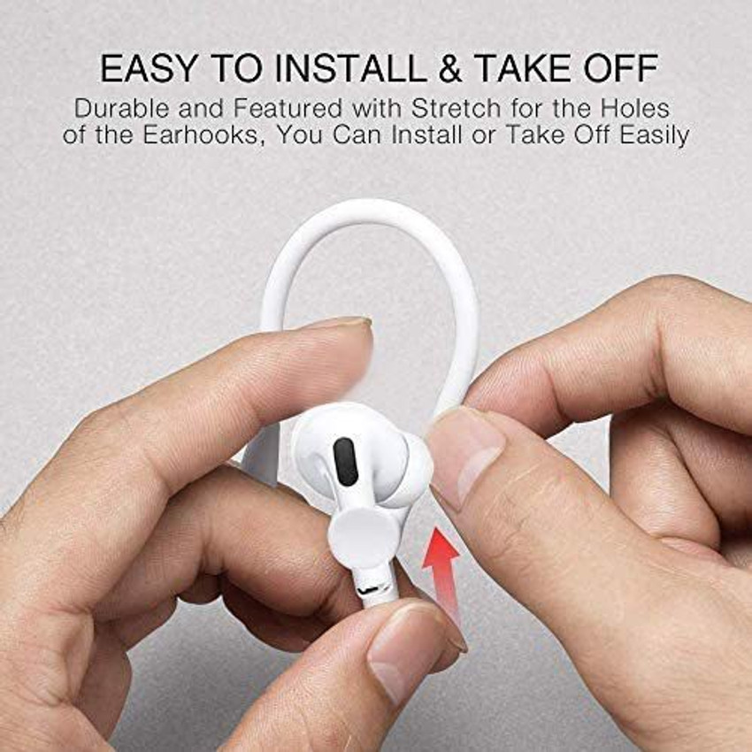 Crysendo Earhooks For AirPods Pro Anti Lost Secure Earhook Holder