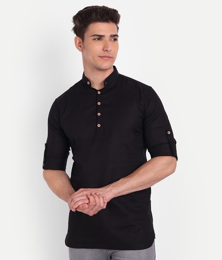 Vida Loca Men Solid Pathani Kurta Buy Vida Loca Men Solid