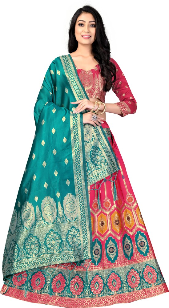 Flipkart banarasi lehenga best sale