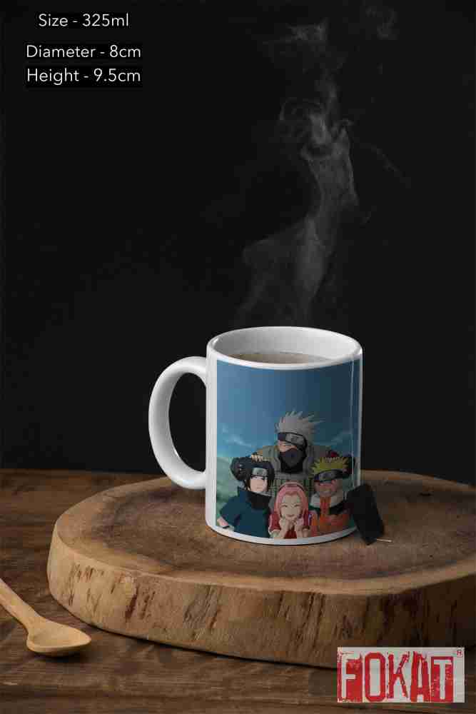 Mug Anime Naruto No. 14, Mug With Print, Naruto Uzuma, Kakashi Hatake,  Sakura Haruno, Driarai, 330