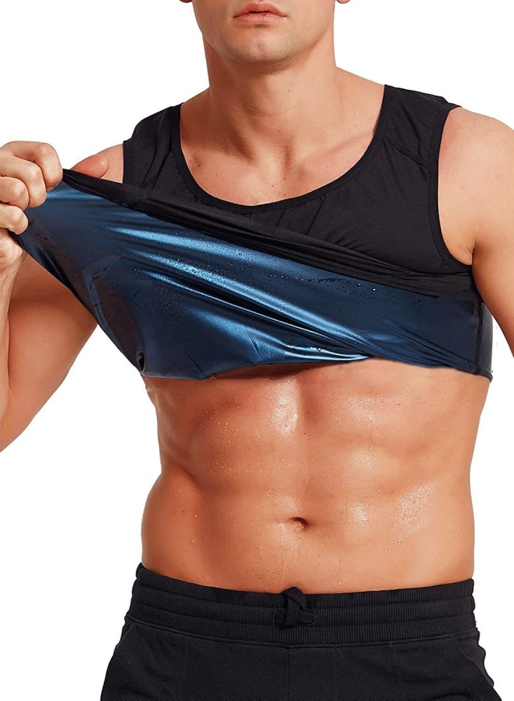 Sweat Shaper Men's Premium Workout Tank Top Slimming Polymer Sauna Vest