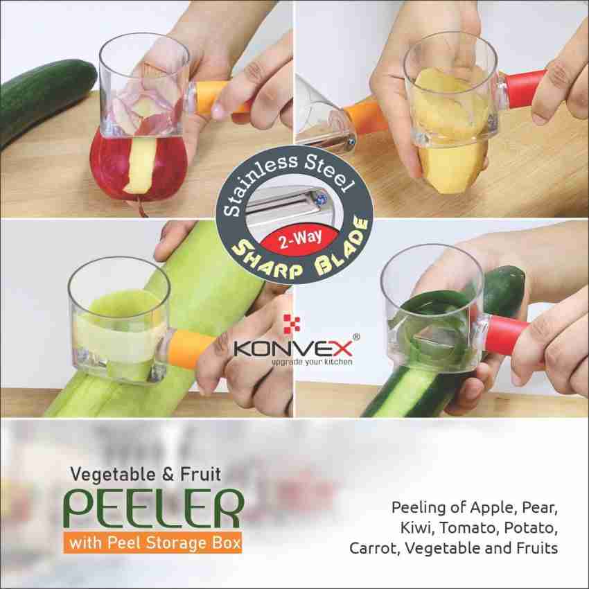 Multi-Functional Storage Fruit Vegetable Peeler Pear Apple Kitchen Peeling  Knife