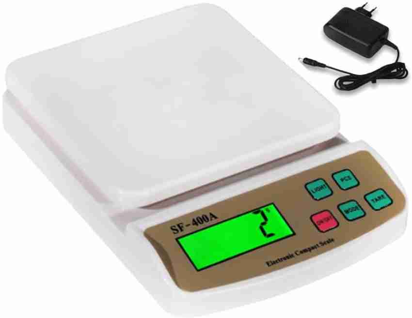  Generic Electronic Kitchen Digital Weighing Scale, Multipurpose  (White, 10 Kg) : Home & Kitchen