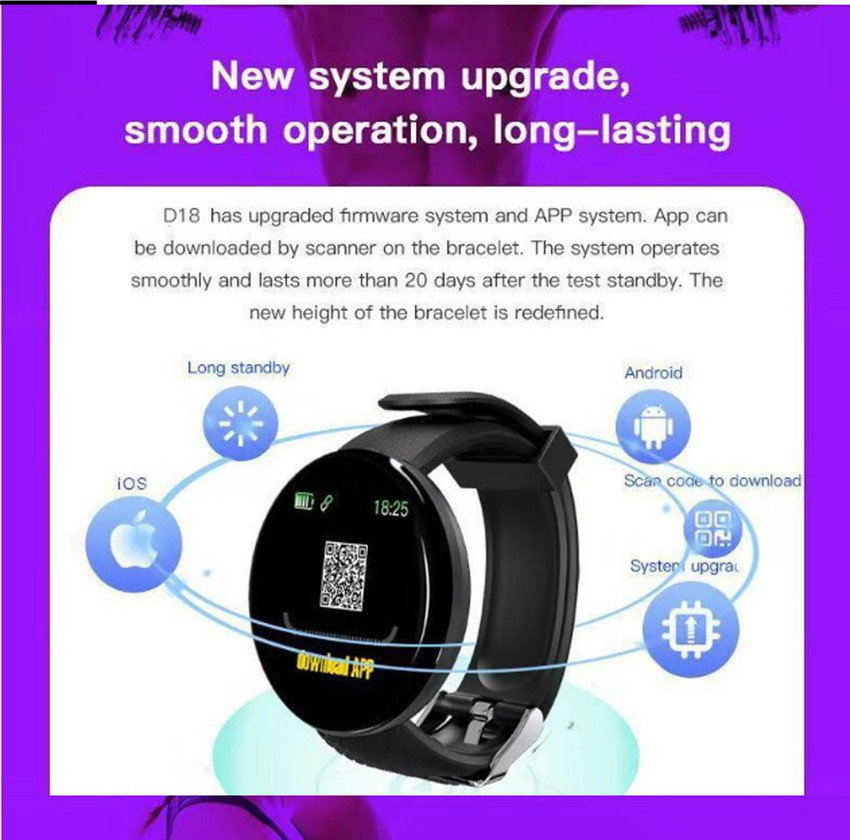 Fit band sales blood pressure watch