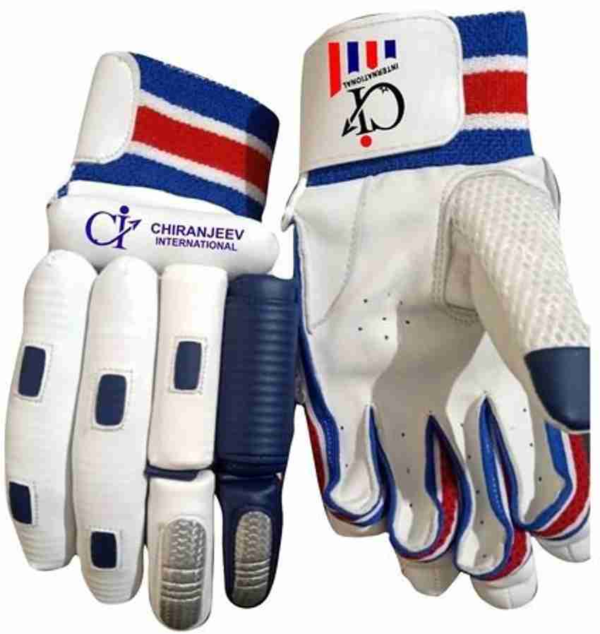 Navy blue and red batting gloves cheap