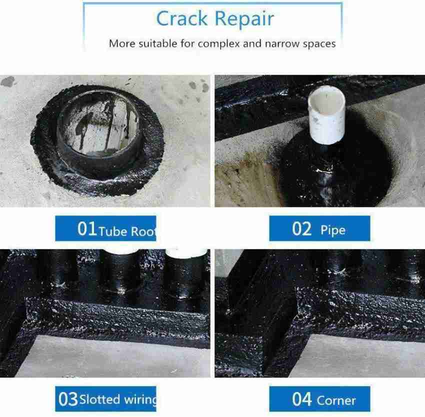 JAYSUING Waterproof Insulation Sealant Seal Liquid Repair and Seal Cracks  Safe Waterproofing Membrane Sealer Multi-Surface Leak Repair for Pipes