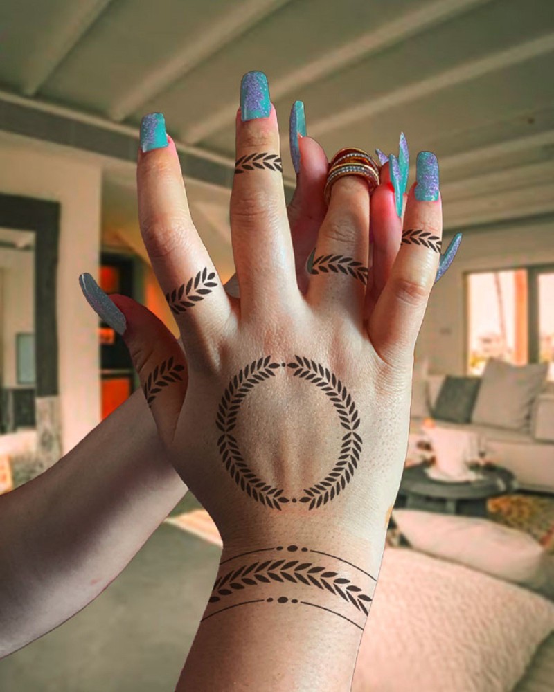 Mehndi design Stickers|Henna Tattoo Stickers|Mehndi Stickers Price|Henna  Stickers In Pakistan| - YouTube