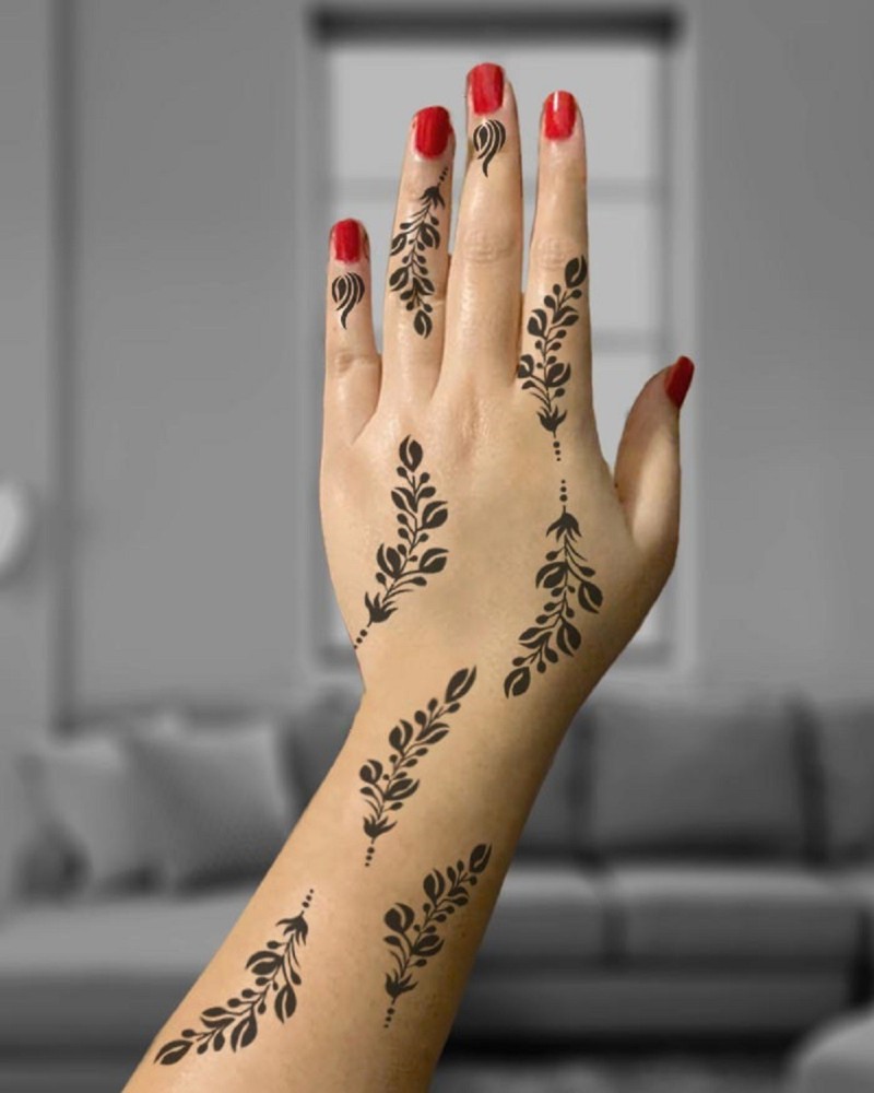 Acrylic Sangeet Hand – Henna Caravan