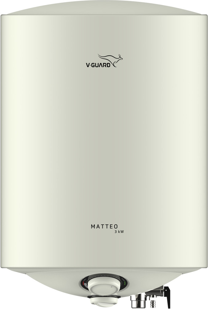 V-Guard 10 L Storage Water Geyser (Matteo 3kW 10 Litre, 5 Star, White)  Price in India - Buy V-Guard 10 L Storage Water Geyser (Matteo 3kW 10 Litre,  5 Star, White) online at Flipkart.com