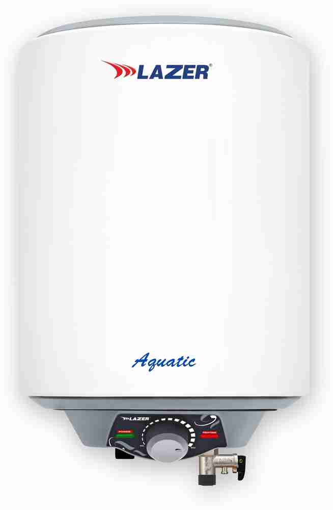 Lazer 25 L Storage Water Geyser (AQUATIC Vertical Glassline 5 Star, White)  Price in India - Buy Lazer 25 L Storage Water Geyser (AQUATIC Vertical  Glassline 5 Star, White) online at Flipkart.com
