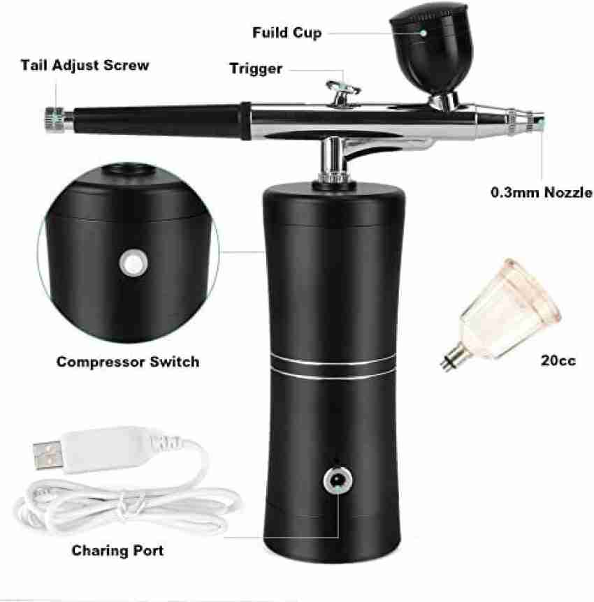 Airbrush Kit With Compressor Portable Mini Air Brush Spray Gun