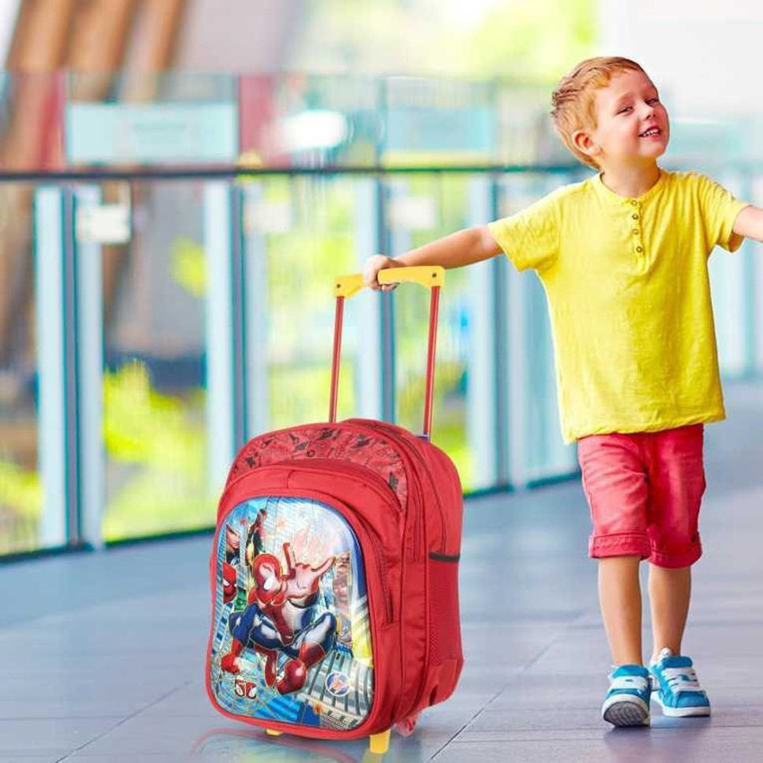 Flipkart Skyrun school bag Class 1st 8th Std Primary trolley school bag kids travel bag Waterproof Trolley Trolley