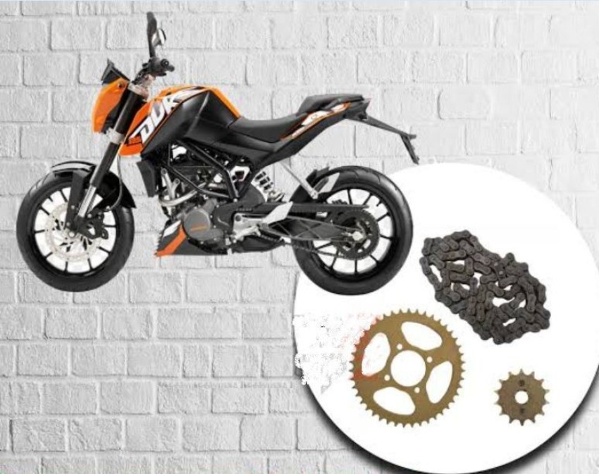 Ktm duke 200 2024 chain sprocket price