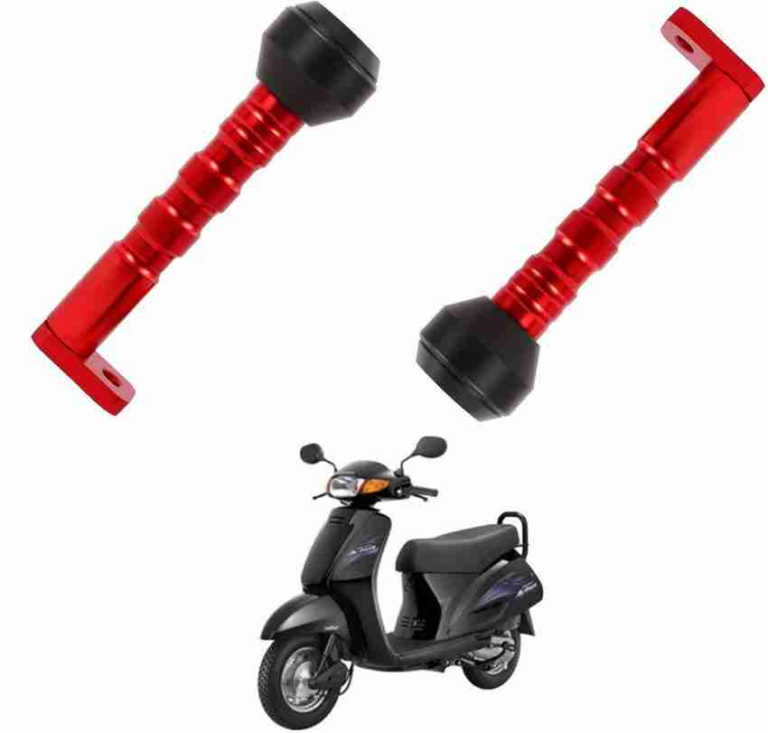 CNC Aluminum Front Fork Frame Sliders 2pcs Wheel Motorbike Falling Protection Scooter Moped Motorcycle Accessories Durable