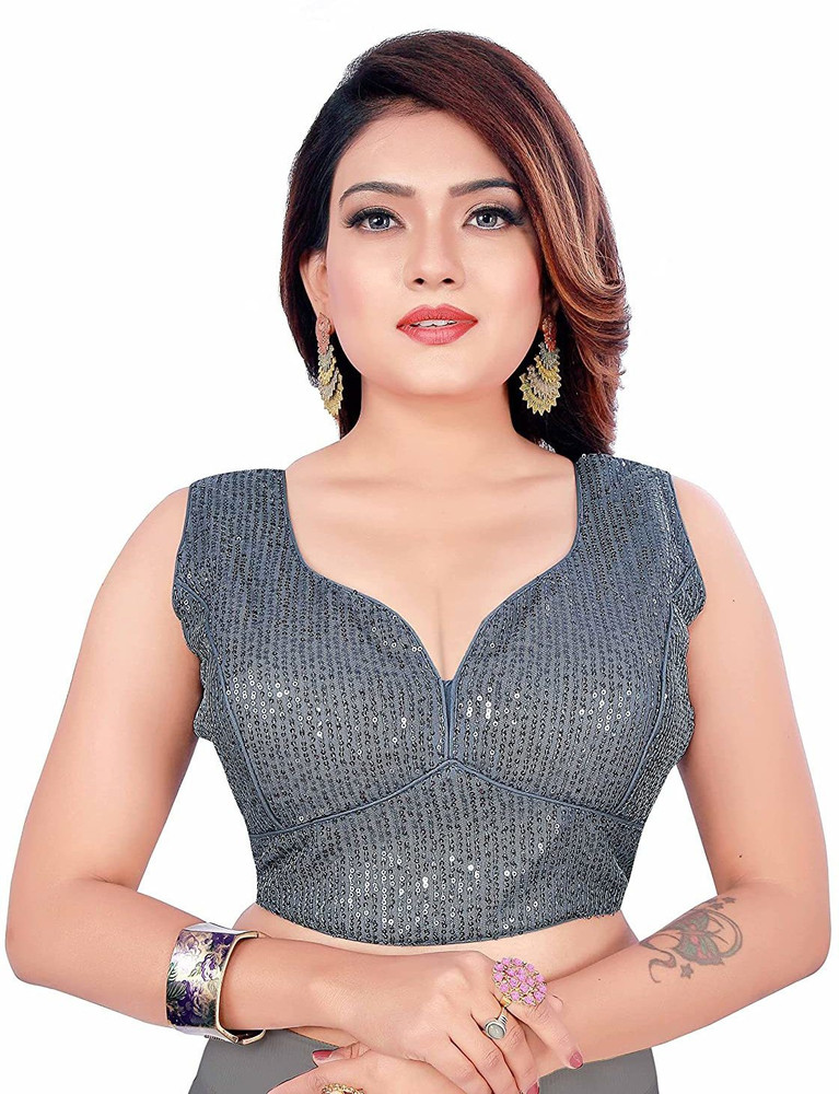 flipkart silver blouse