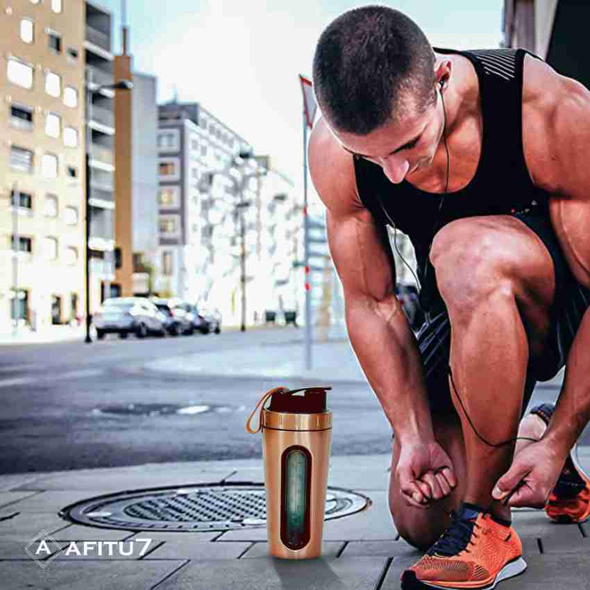 BURRDOFF Steel Shaker Protein Shaker Bottle for Gym Protein Shaker