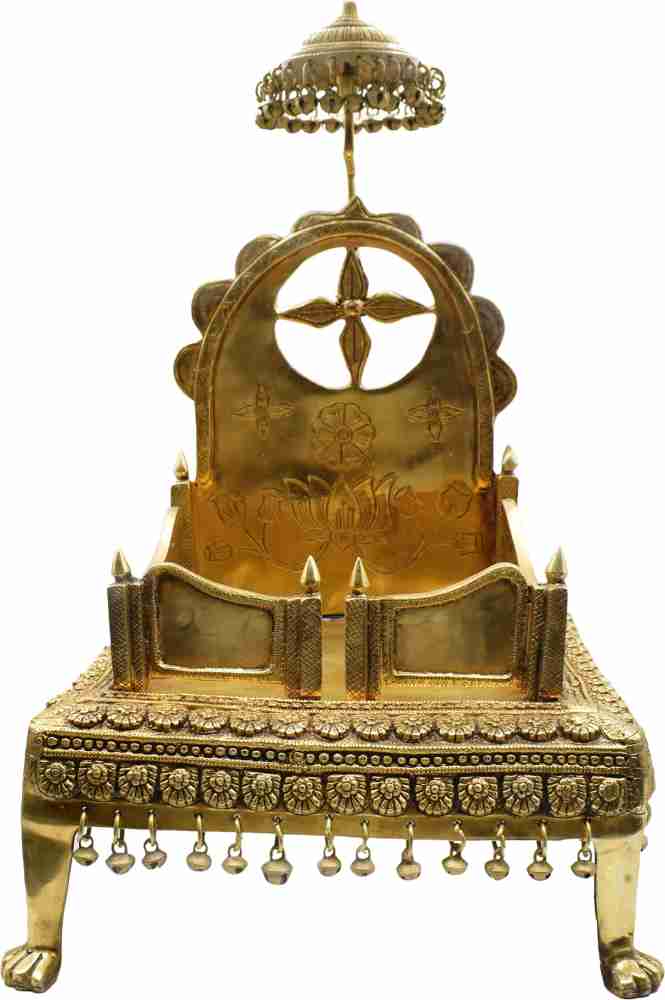 Buy AASA Traditional Brass Pooja Items for Home for Pooja Ghar Pooja  Articles for Temple, Golden, 40 Grams, Pack of 1 Online at Low Prices in  India 